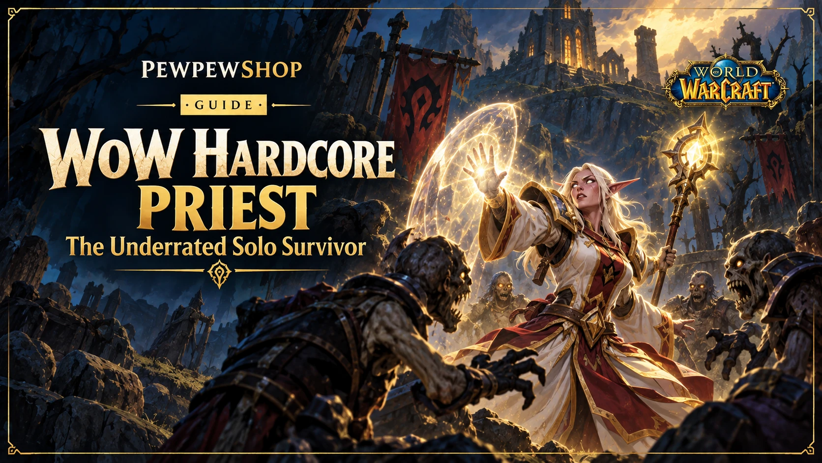 WoW Hardcore Priest: The Underrated Solo Survivor — PEWPEWSHOP boosting guide