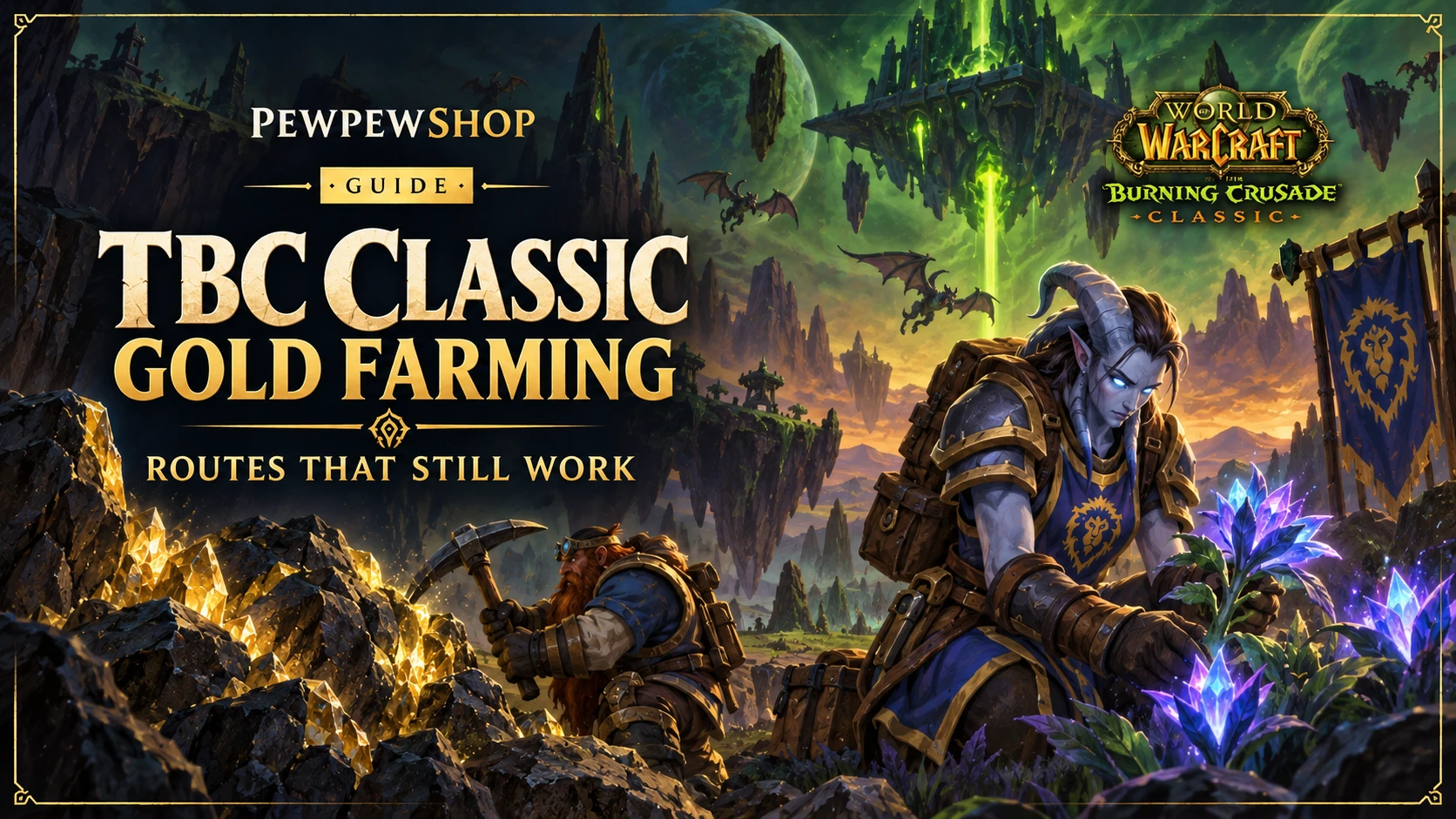 TBC Classic Gold Farming in 2026: Routes That Still Work — PEWPEWSHOP boosting guide