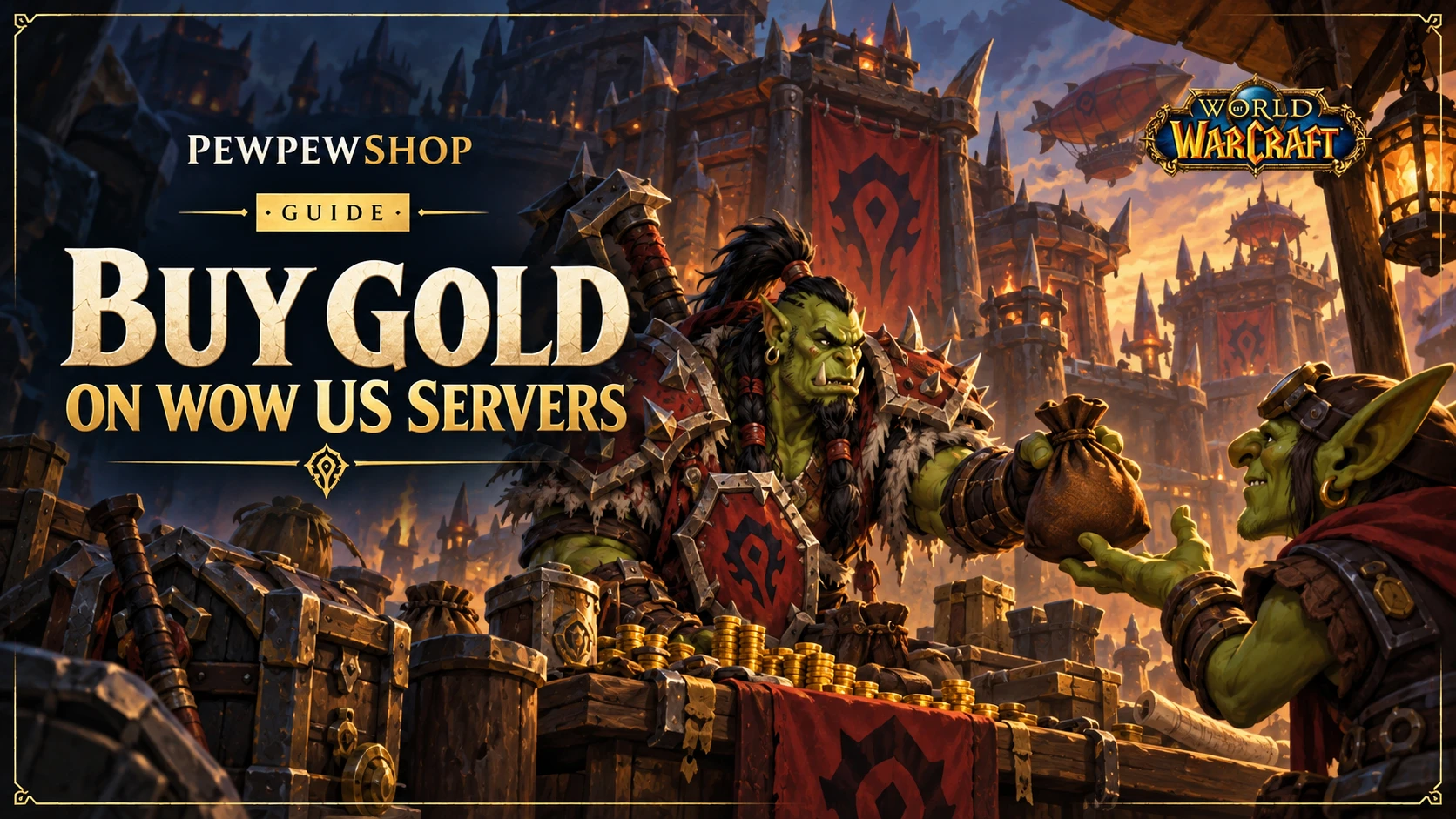Buy Gold on WoW US Servers: Safe Ways in 2025 — PEWPEWSHOP boosting guide
