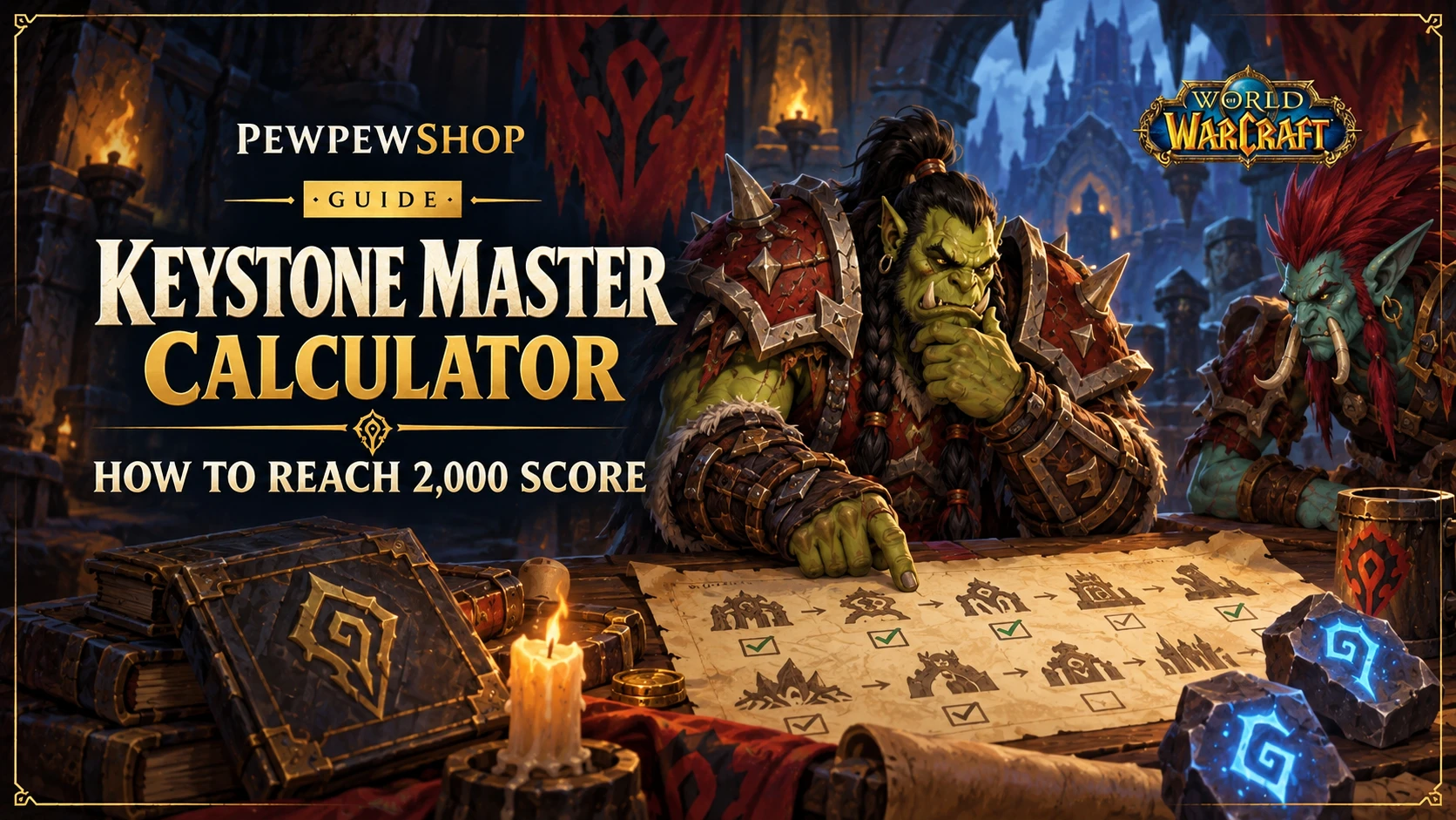 Keystone Master Calculator: How to Reach 2,000 Score — PEWPEWSHOP boosting guide