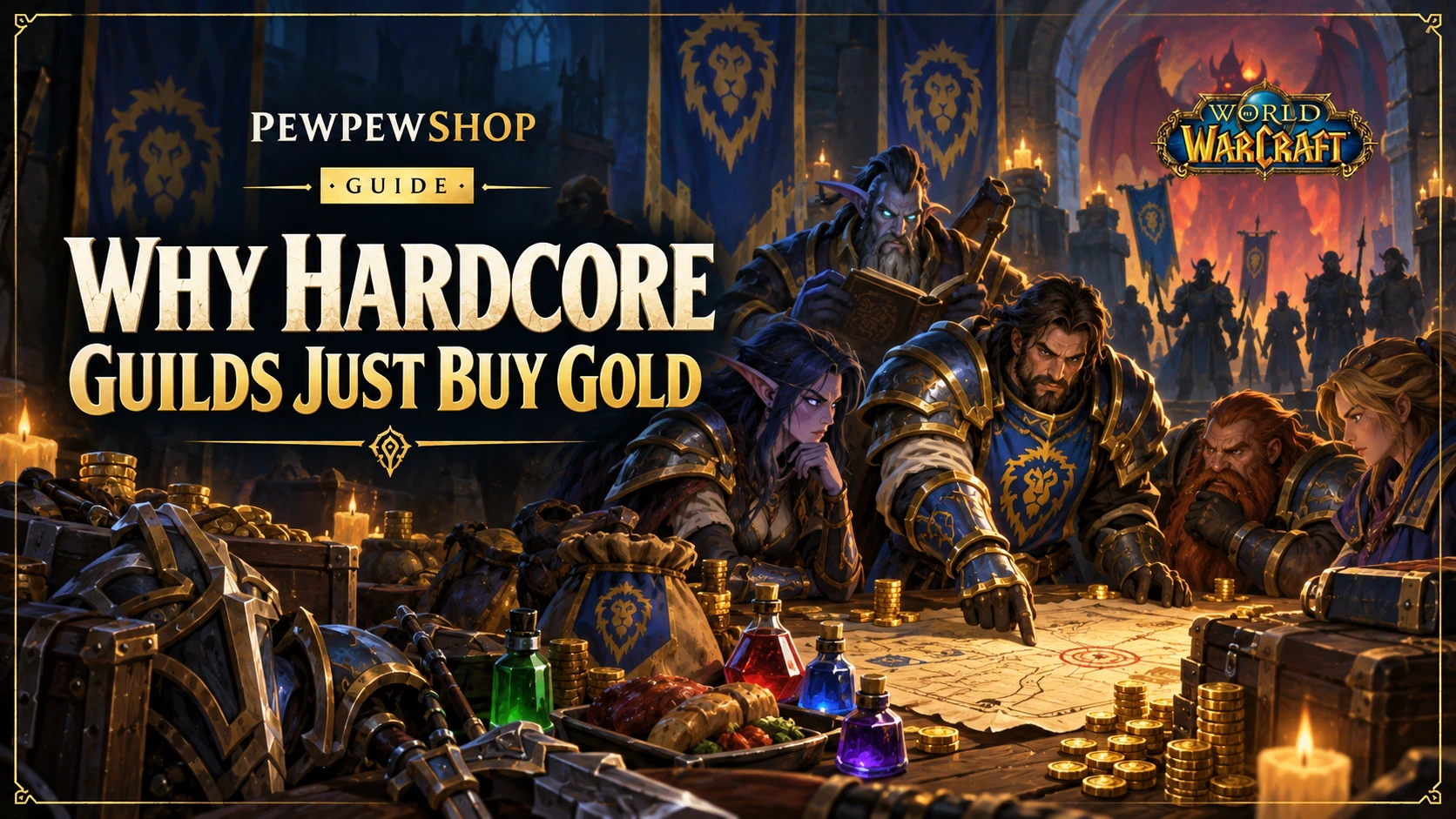 Why Hardcore Guilds Just Buy Gold (And How They Do It) — PEWPEWSHOP boosting guide