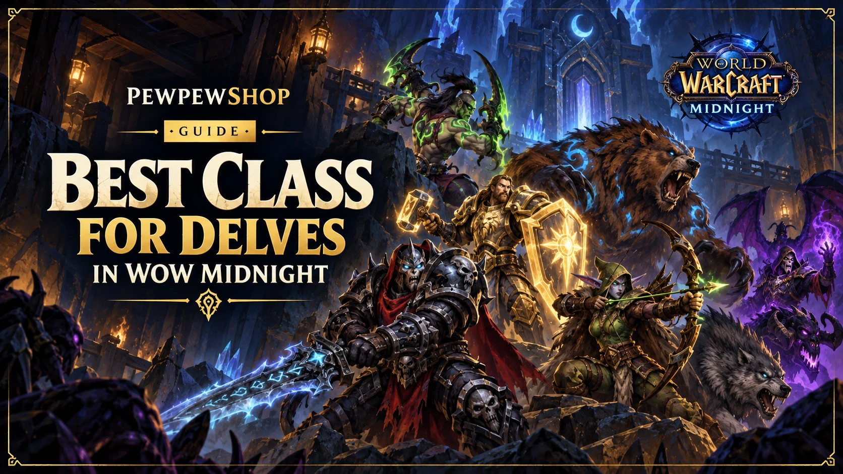 Best Class for Delves in WoW Midnight — PEWPEWSHOP boosting guide