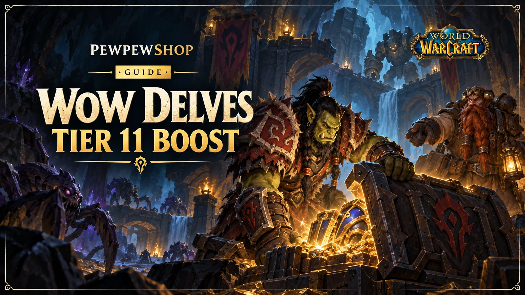 WoW Delves tier 11 boost: what you get and why it matters — PEWPEWSHOP boosting guide