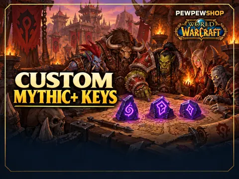 Custom Mythic+ Keys — Pick Your Level and Dungeon — boost