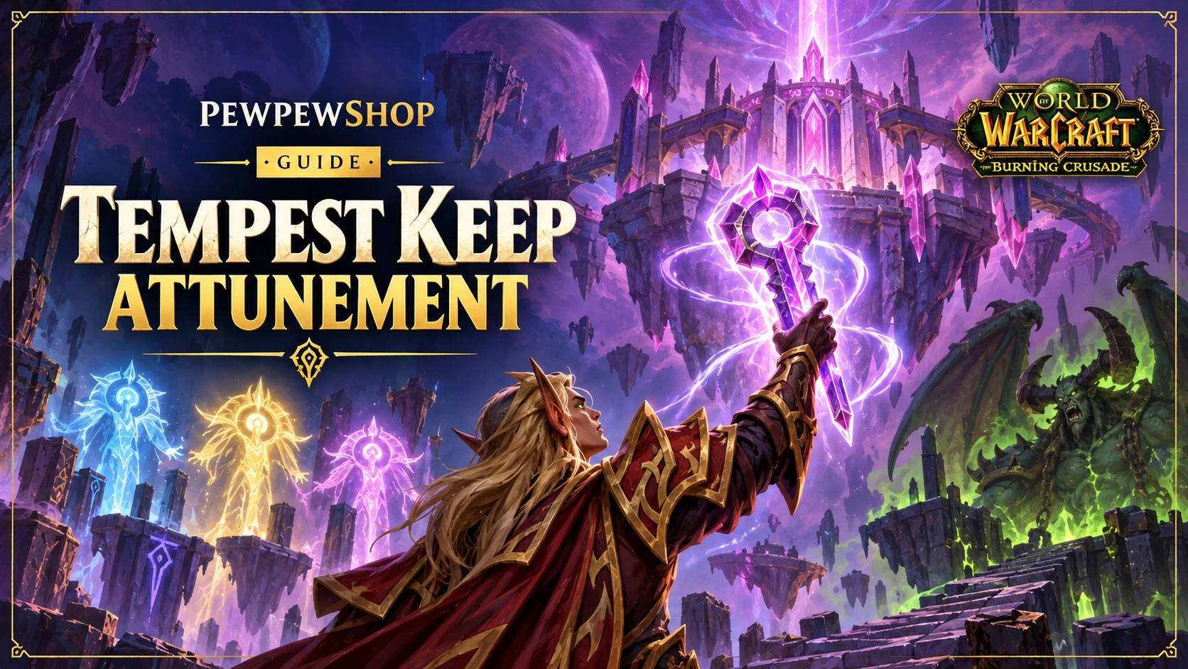 Tempest Keep Attunement: The Tempest Key Quest Chain — PEWPEWSHOP boosting guide