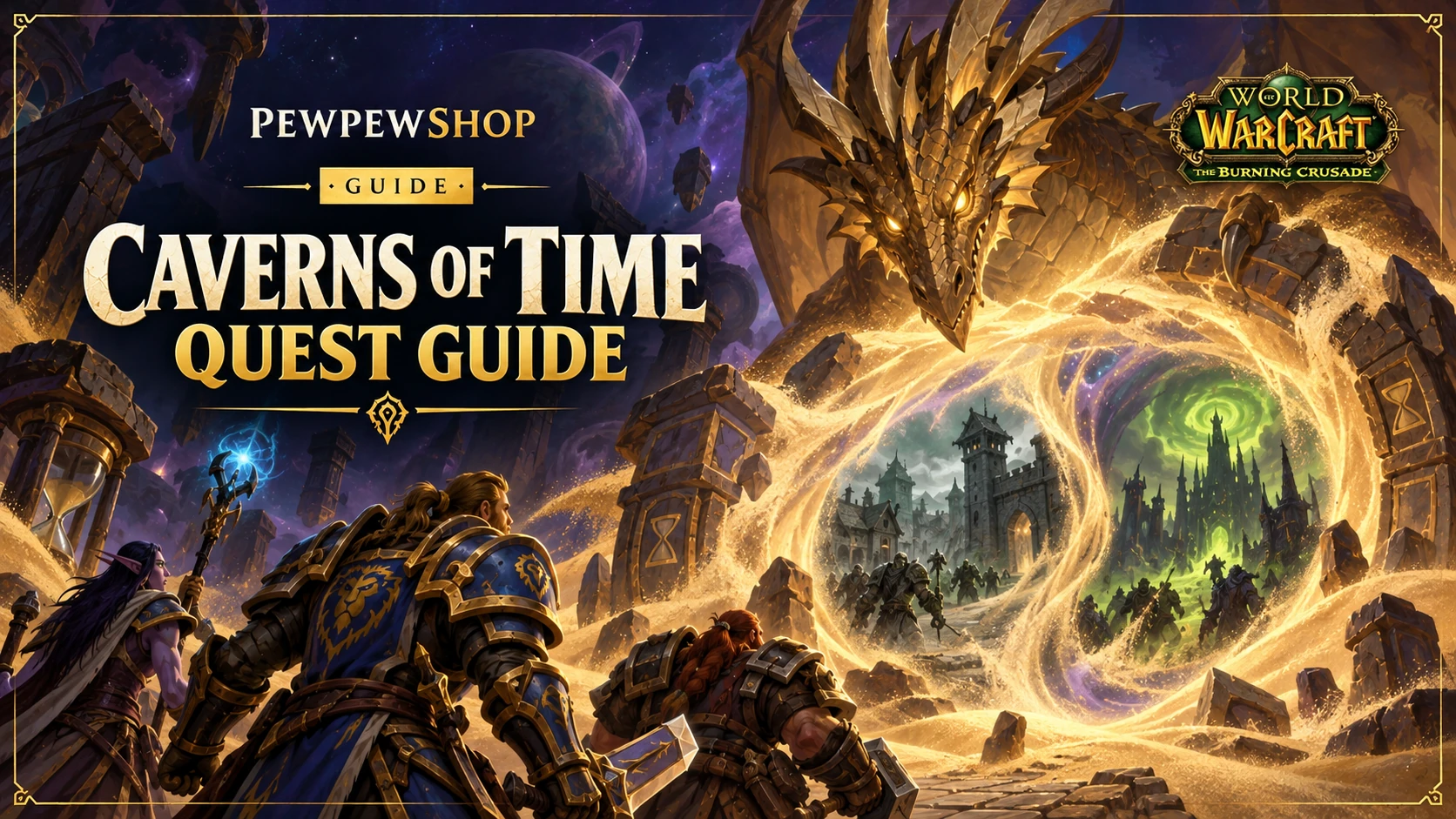 Caverns of Time Quests: Old Hillsbrad and Black Morass (TBC) — PEWPEWSHOP boosting guide