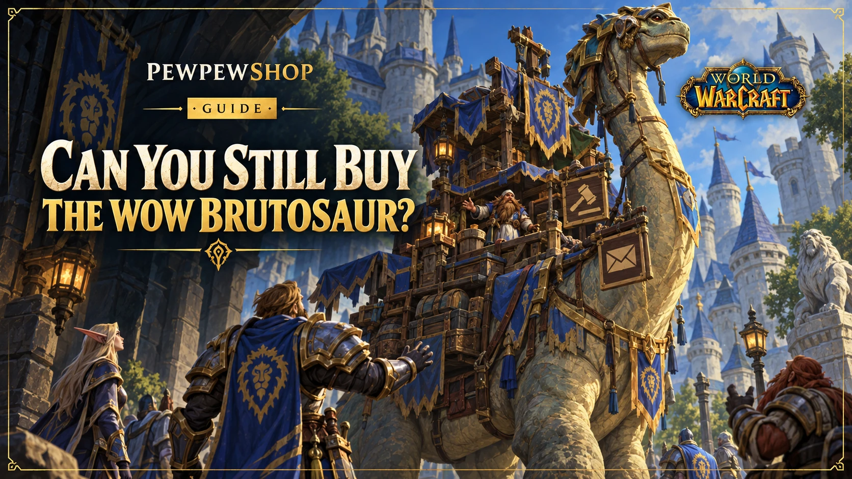 Can You Still Buy the WoW Brutosaur? (2026) — PEWPEWSHOP boosting guide