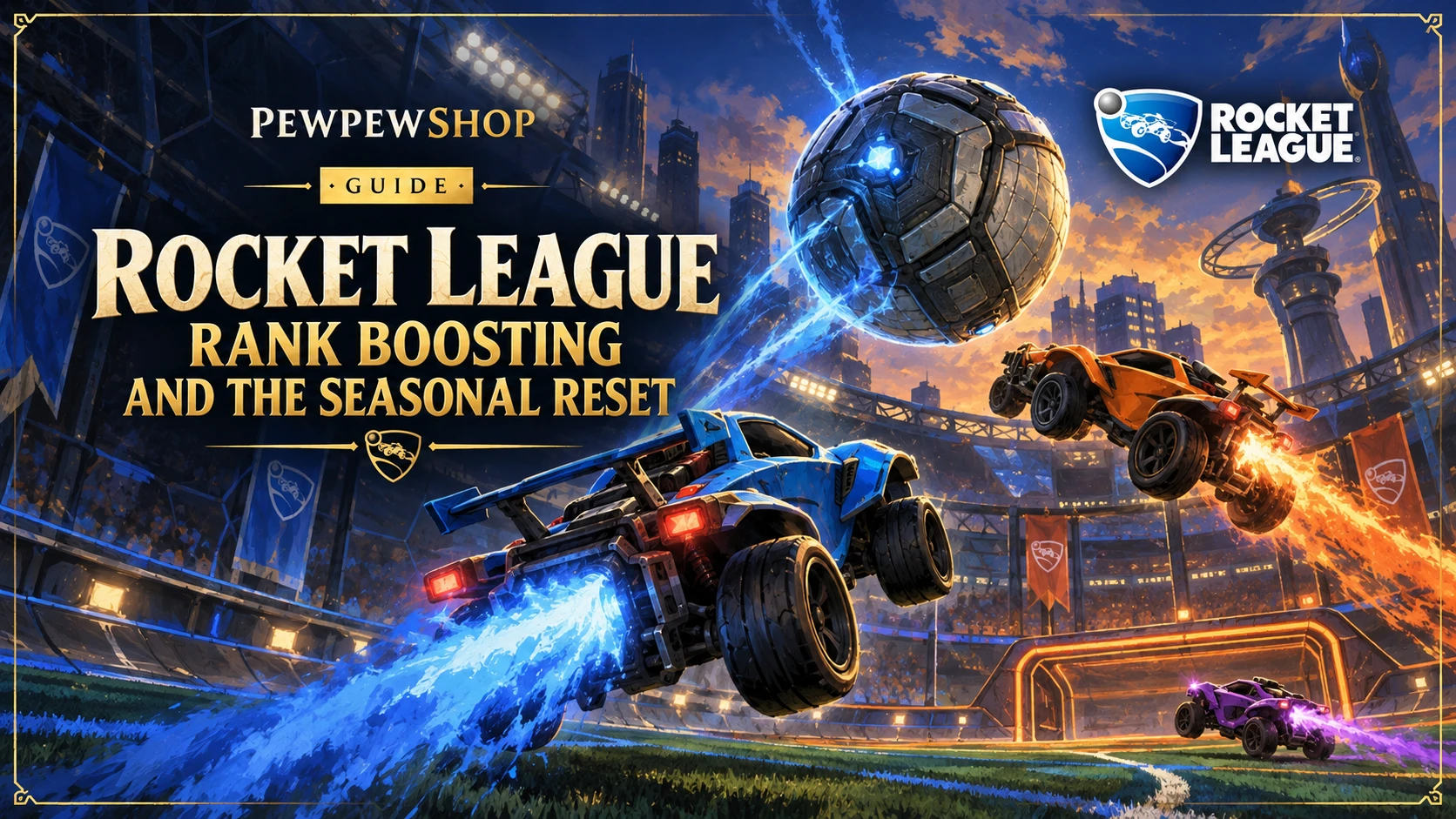 Rocket League Rank Boosting and the Seasonal MMR Reset: A Smart Player's Guide — PEWPEWSHOP boosting guide