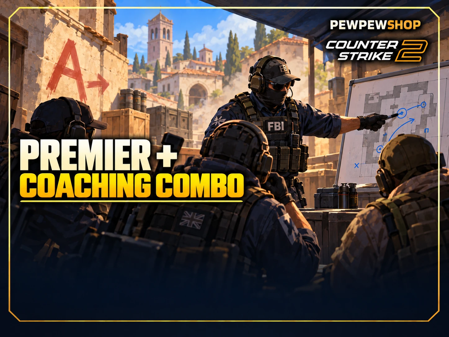 CS2 Premier + Coaching Combo — boost