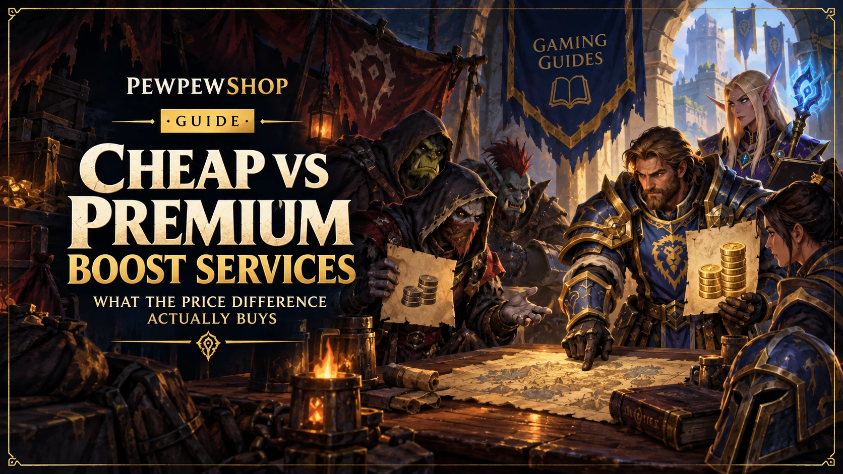 Cheap vs Premium Boost Services: What the Price Difference Actually Buys — PEWPEWSHOP boosting guide