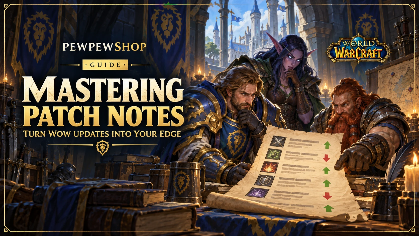 Mastering Patch Notes: Turn WoW Updates Into Your Edge — PEWPEWSHOP boosting guide