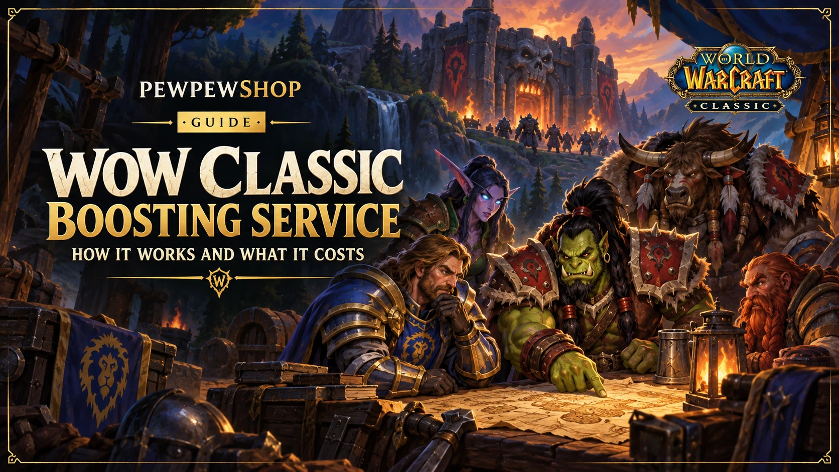 WoW Classic Boosting Service: How It Works and What It Costs — PEWPEWSHOP boosting guide