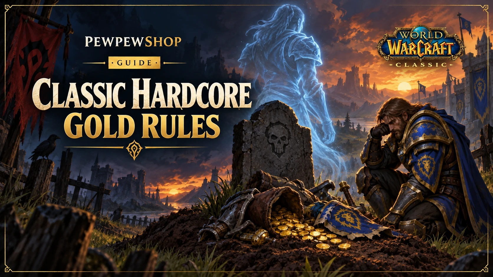 Classic Hardcore Gold Rules: What Dies With Your Character and What Does Not — PEWPEWSHOP boosting guide