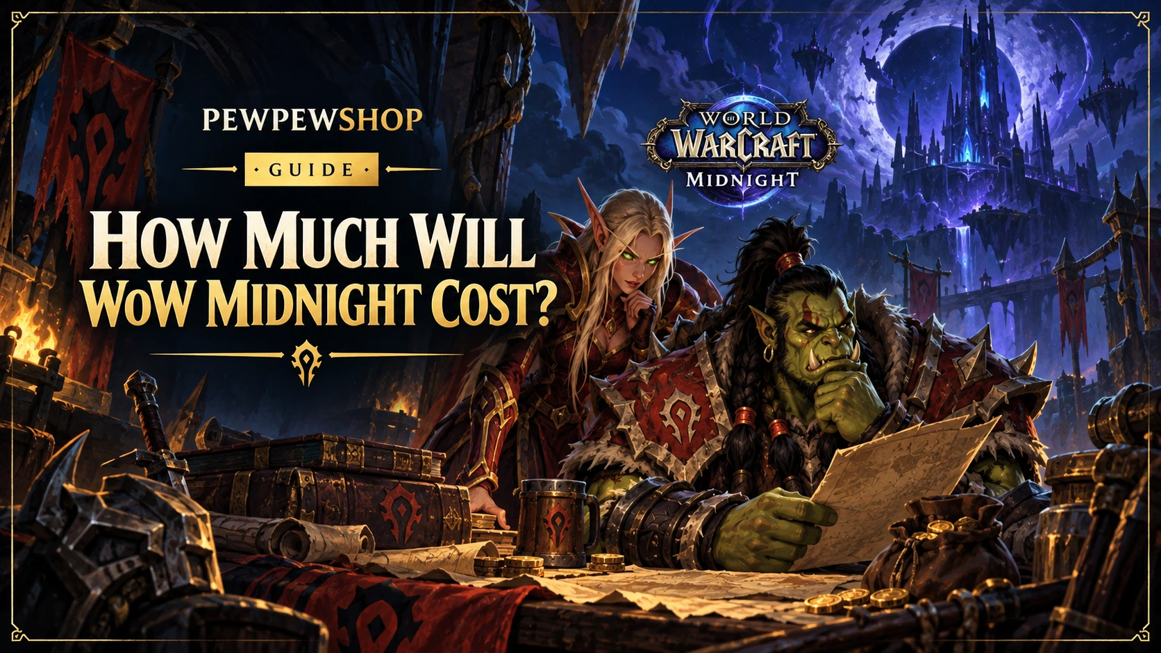 How Much Will WoW Midnight Cost? — PEWPEWSHOP boosting guide