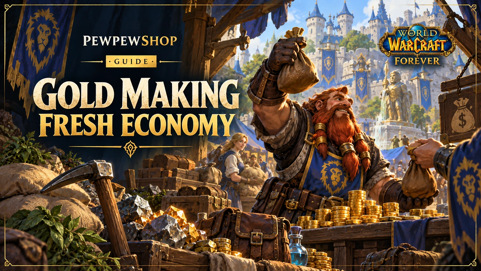WoW: Forever Gold Making — What Sells on a Fresh Realm — PEWPEWSHOP boosting guide