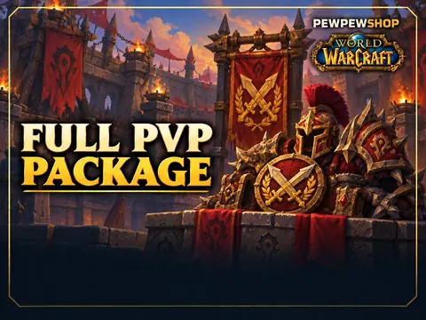 Full PvP Package (Gear + Rating + Title) — boost