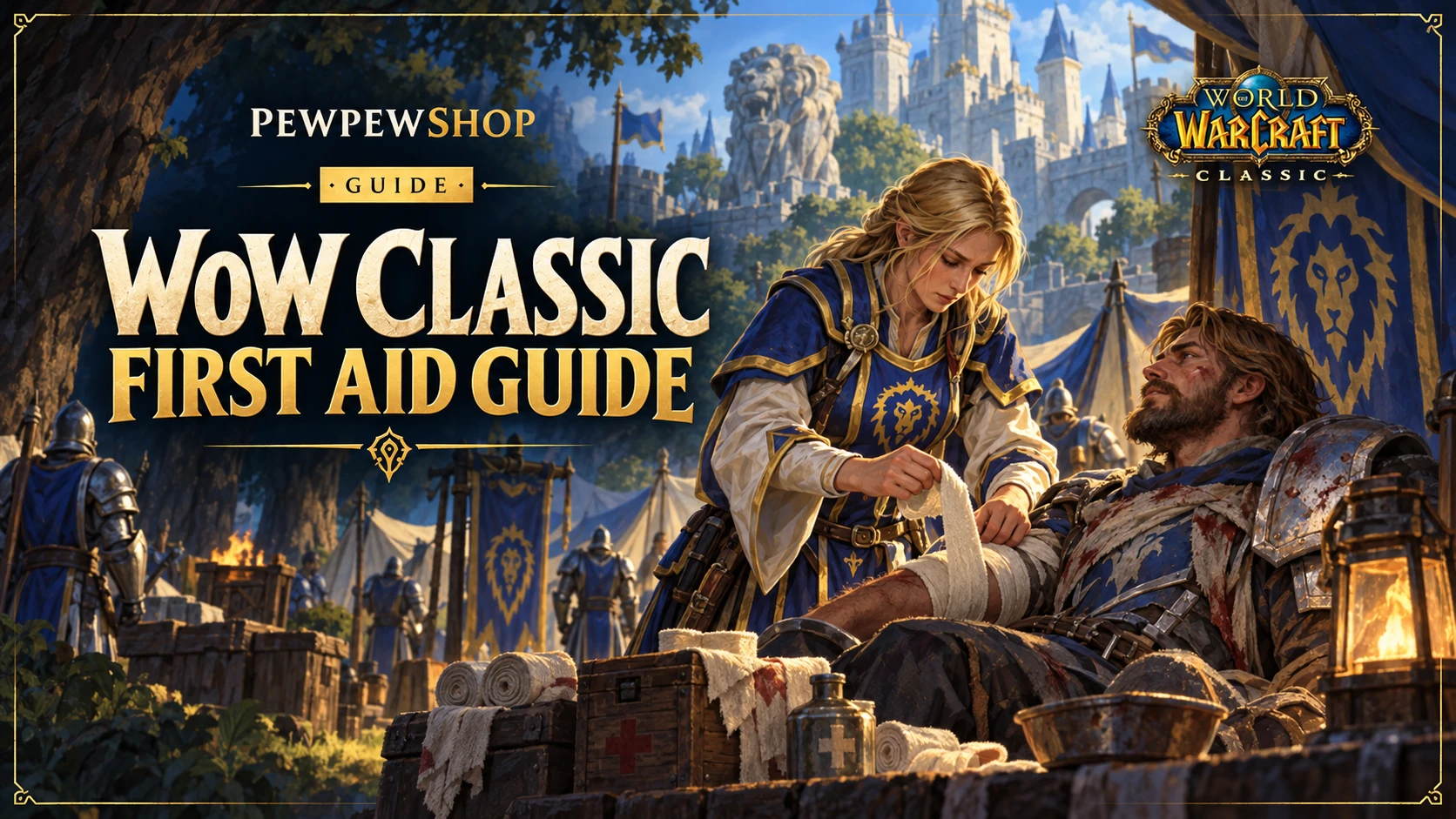 WoW Classic First Aid Guide (1-300 Leveling) — PEWPEWSHOP boosting guide