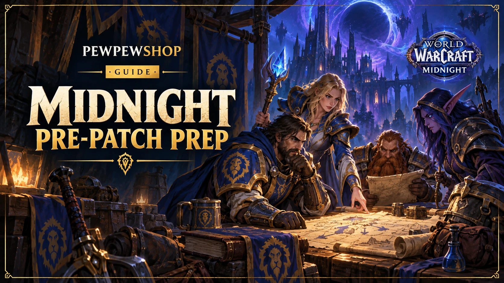 WoW Midnight Pre-Patch Prep: Your Launch-Day Checklist — PEWPEWSHOP boosting guide