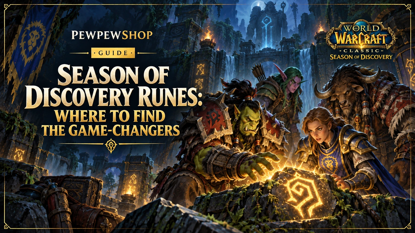 Season of Discovery Runes: Where to Find the Game-Changers — PEWPEWSHOP boosting guide
