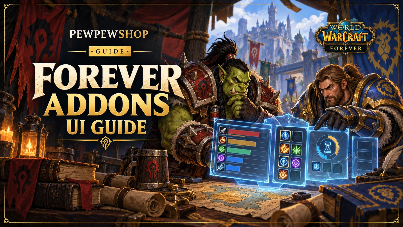 WoW: Forever Addons — Modern Client API, Built-In Damage Meter — PEWPEWSHOP boosting guide
