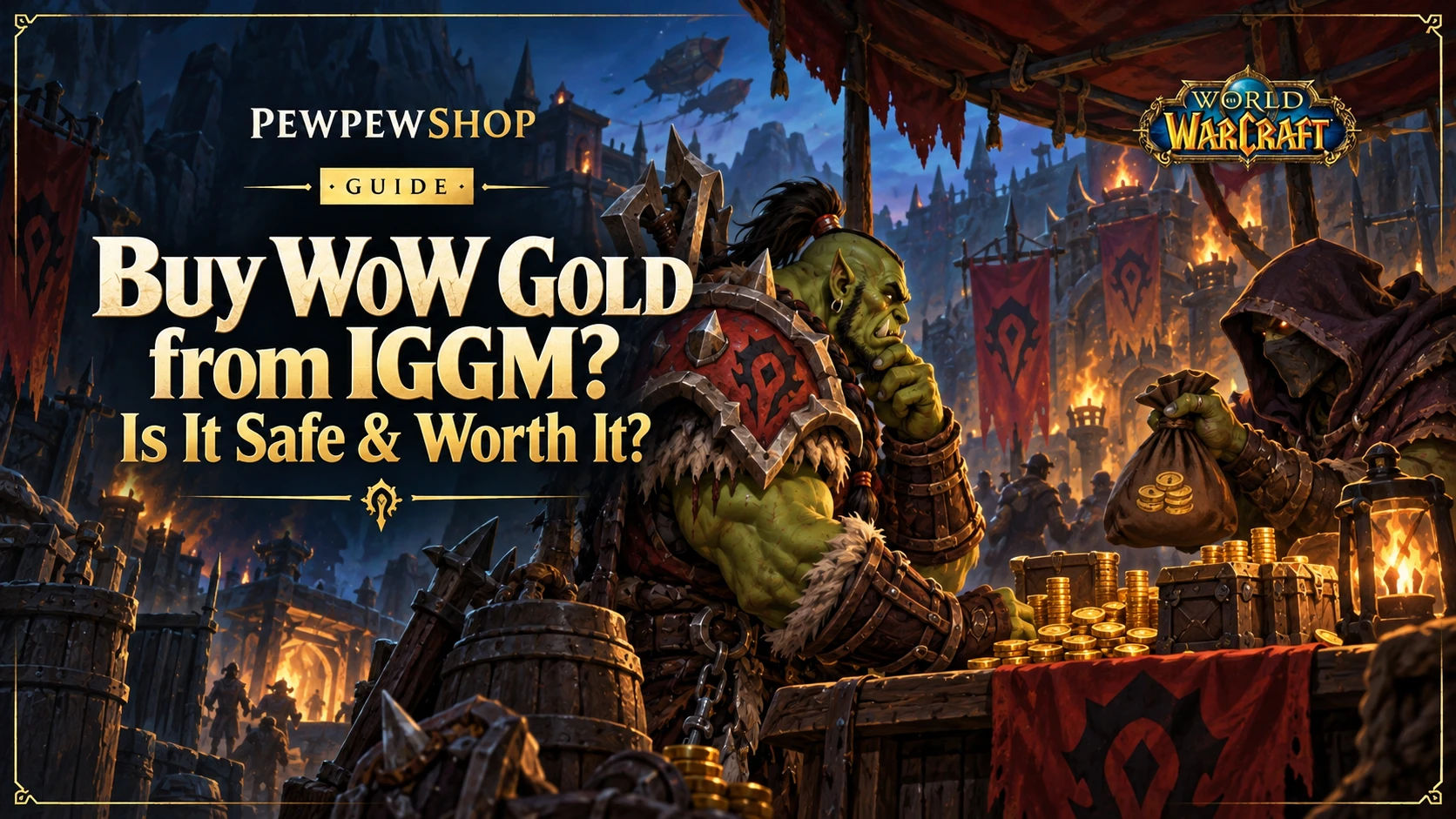 Buy WoW Gold from IGGM: Is It Safe & Worth It? — PEWPEWSHOP boosting guide