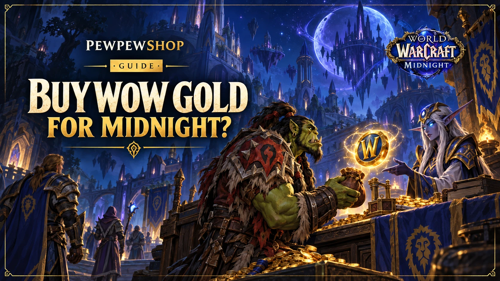 Buy WoW Gold for Midnight: Safest Way? — PEWPEWSHOP boosting guide
