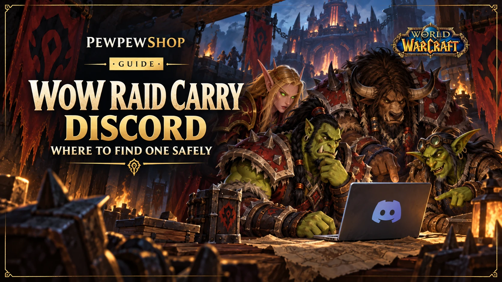WoW Raid Carry Discord: Where to Find One Safely — PEWPEWSHOP boosting guide