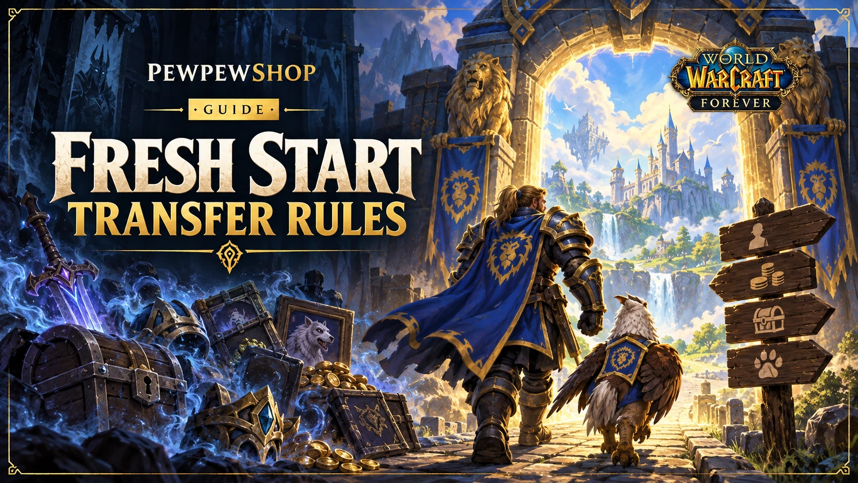 Does Anything Carry Over to WoW: Forever? Characters, Gold and Collections — PEWPEWSHOP boosting guide