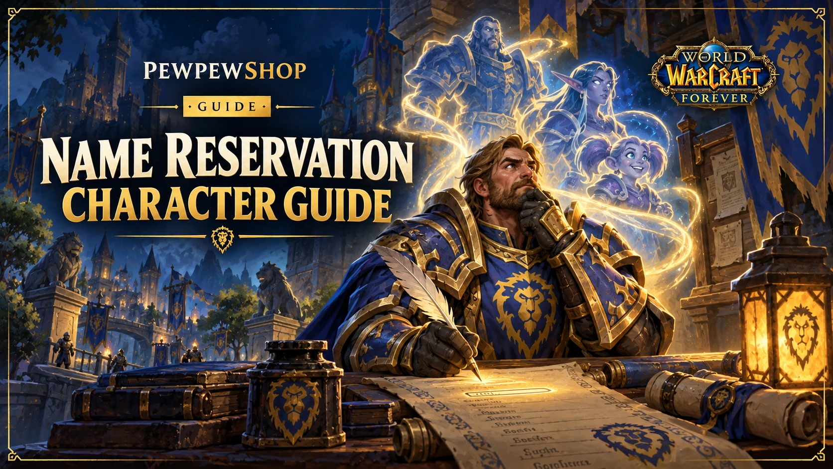 WoW: Forever Name Reservation — October 27 to November 3 — PEWPEWSHOP boosting guide