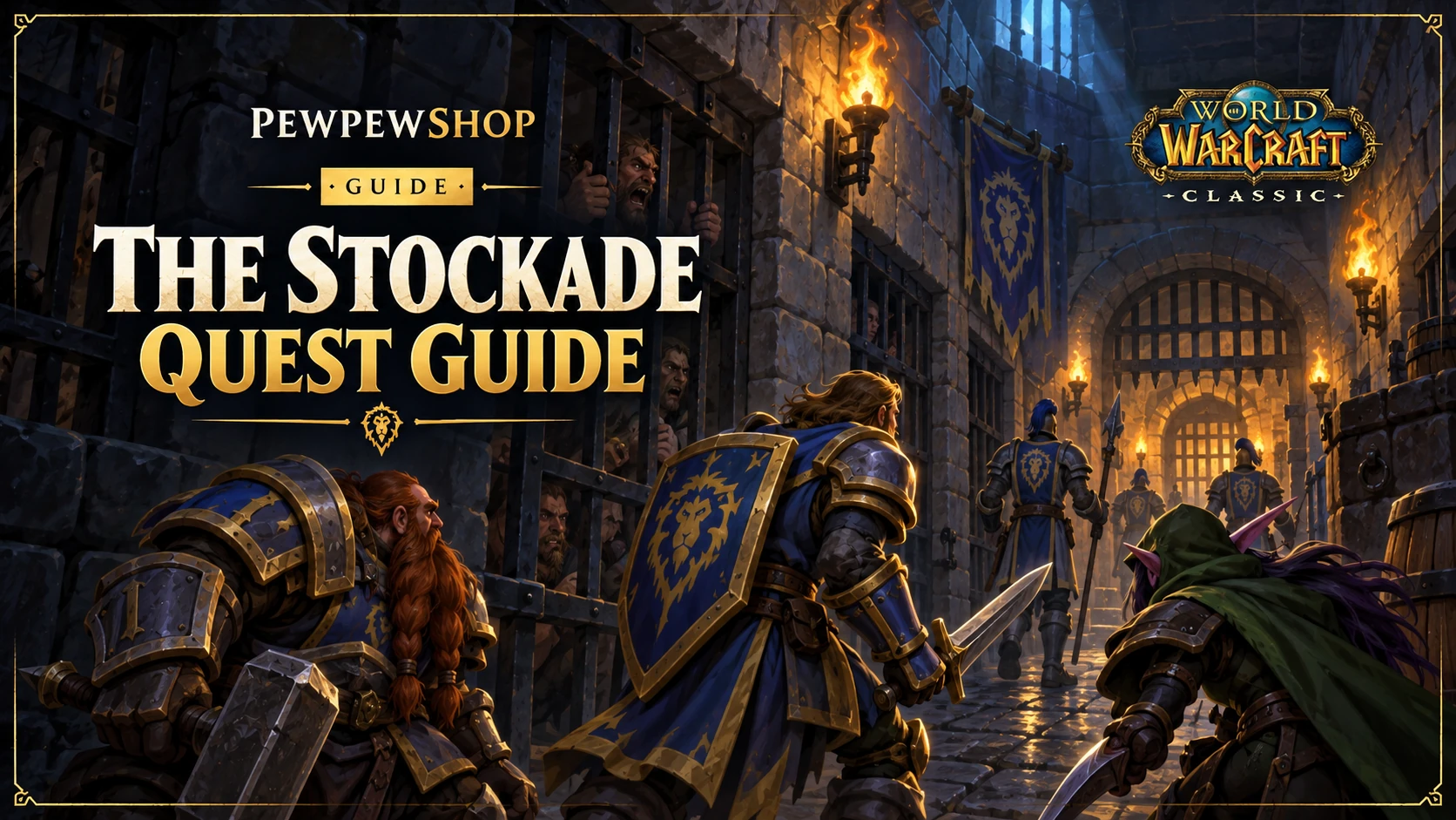 The Stockade Quests in WoW Classic: Full List, Givers and Levels — PEWPEWSHOP boosting guide