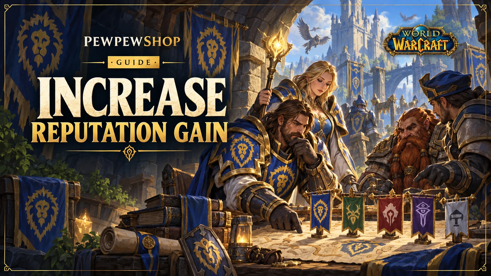 How Do You Increase Reputation Gain in WoW? — PEWPEWSHOP boosting guide