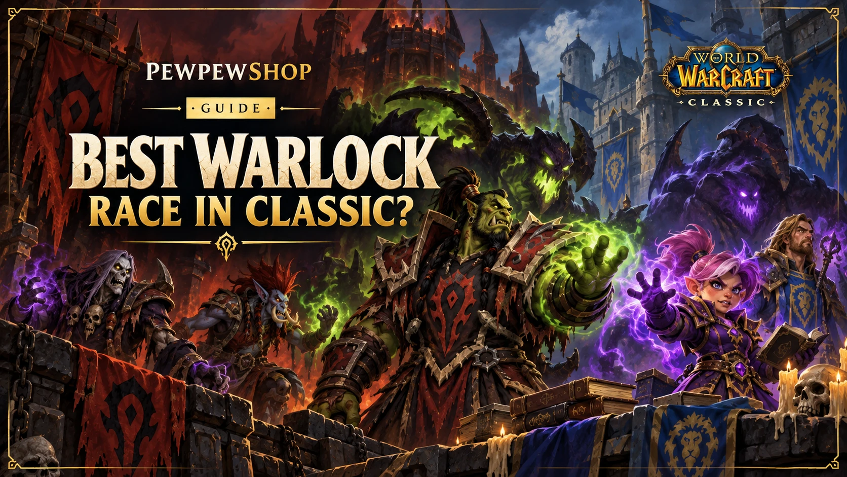 What Is the Best Warlock Race in WoW Classic? — PEWPEWSHOP boosting guide