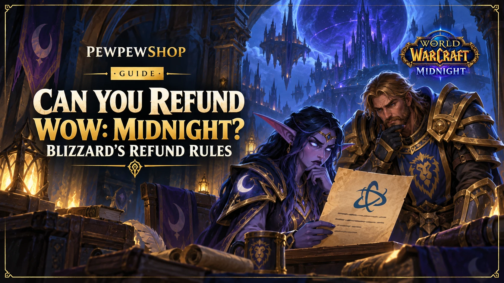 Can You Refund WoW: Midnight? Blizzard's Refund Rules — PEWPEWSHOP boosting guide