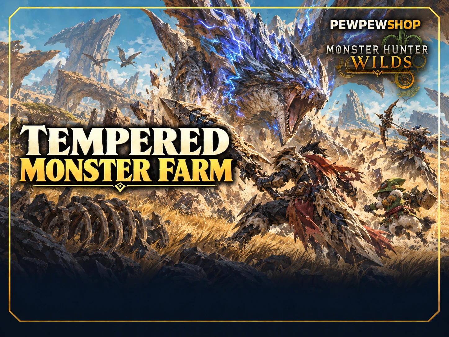 MH Wilds Tempered Monster Farm — boost