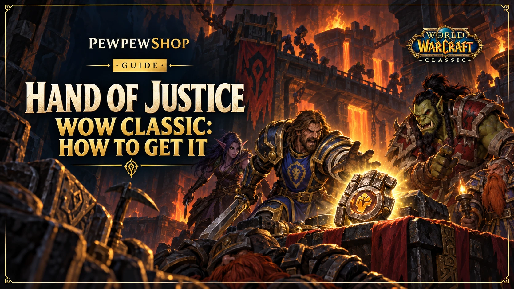 Hand of Justice WoW Classic: How to Get It — PEWPEWSHOP boosting guide