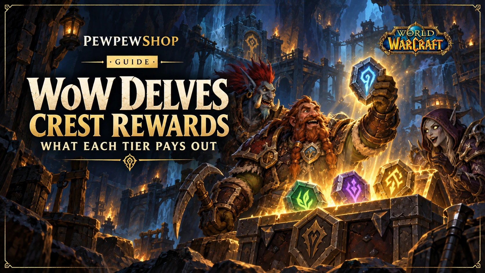 WoW Delves Crest Rewards: What Each Tier Pays Out — PEWPEWSHOP boosting guide
