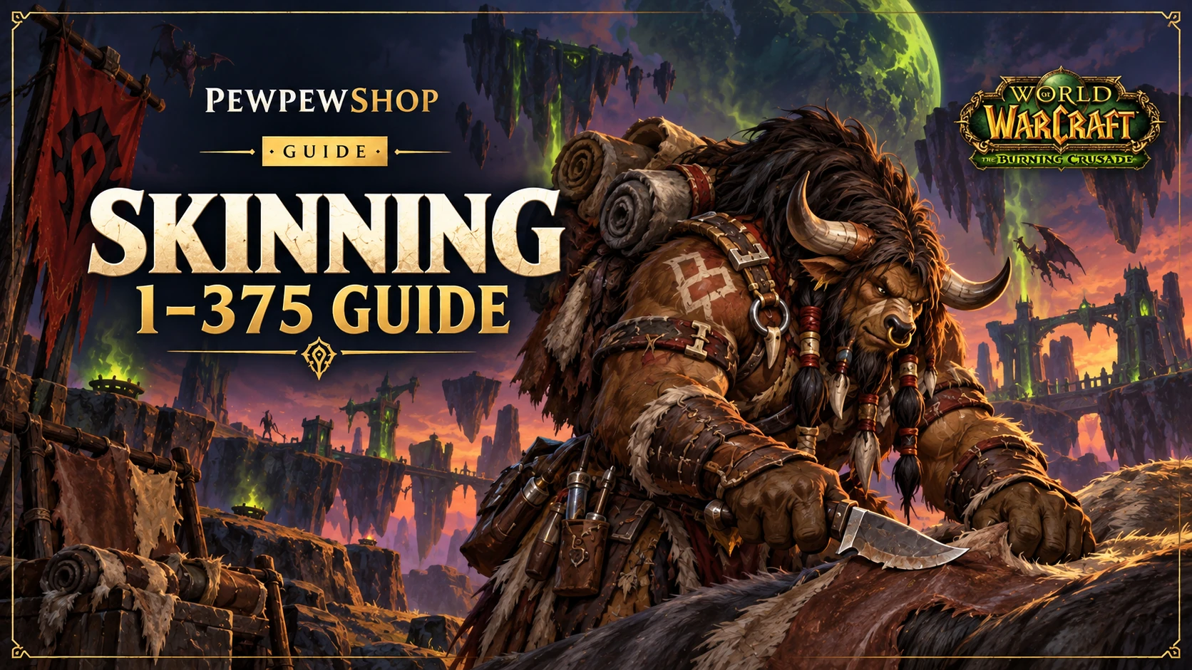 TBC Skinning Guide 1-375: Where to Skin at Every Level — PEWPEWSHOP boosting guide
