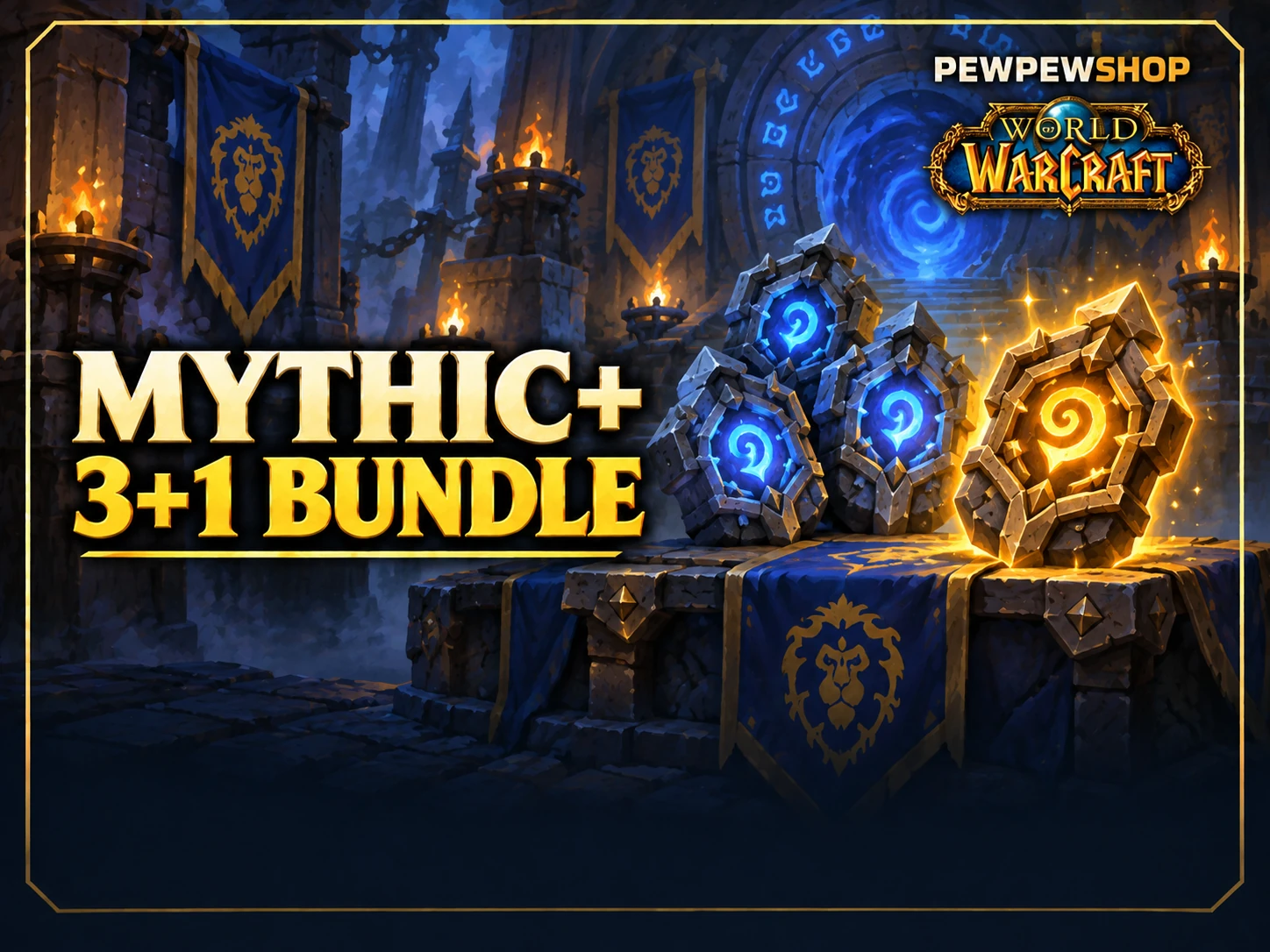 3+1 Mythic+ Dungeon Bundle — boost
