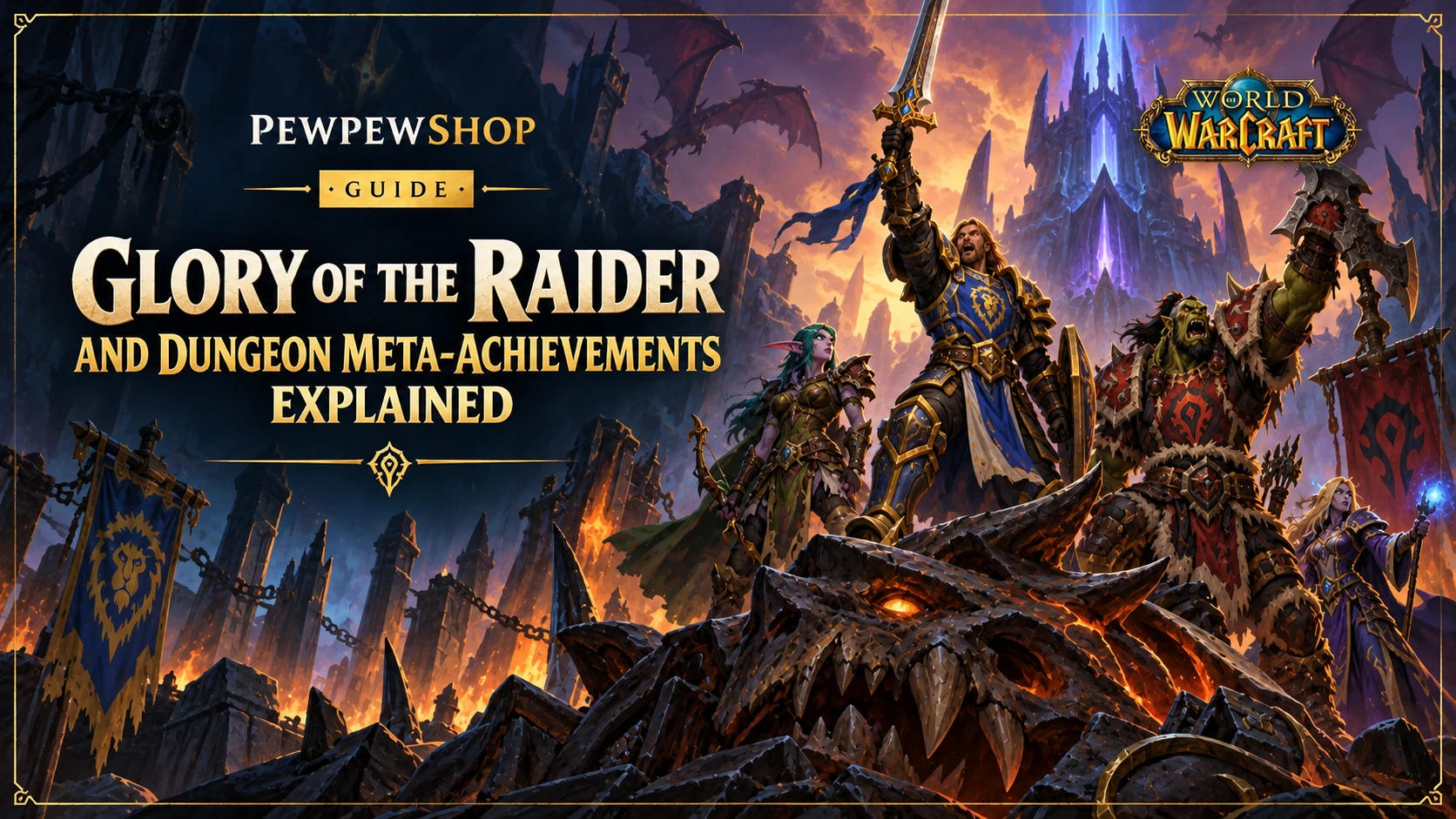 Glory of the Raider and Dungeon Meta-Achievements Explained — PEWPEWSHOP boosting guide