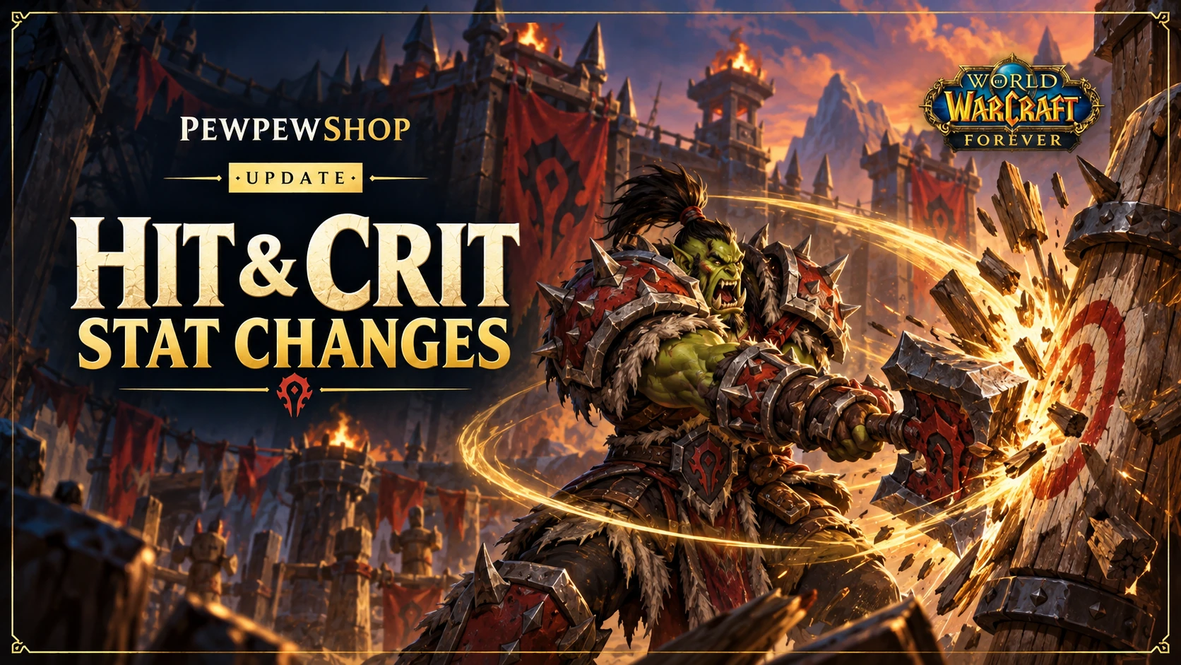 WoW: Forever Combines Hit and Crit Into One Stat Each — What Changes — PEWPEWSHOP boosting guide