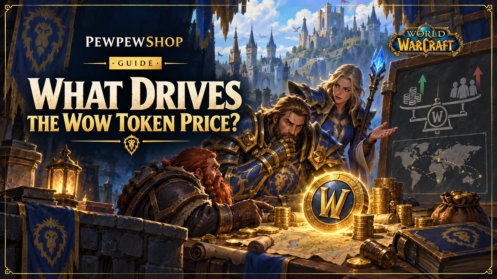What Drives the WoW Token Price? The 2026 Gold Economy — PEWPEWSHOP boosting guide