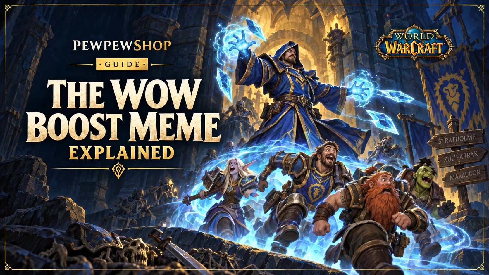 The WoW Boost Meme, Explained: Why 'Boosted' Is an Insult — PEWPEWSHOP boosting guide