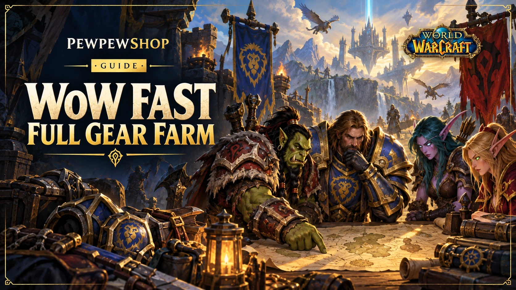 WoW Fast Full Gear Farm: The Quickest Route to a Full Set — PEWPEWSHOP boosting guide