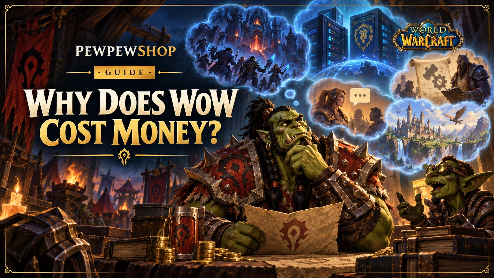 Why Does WoW Cost Money? — PEWPEWSHOP boosting guide