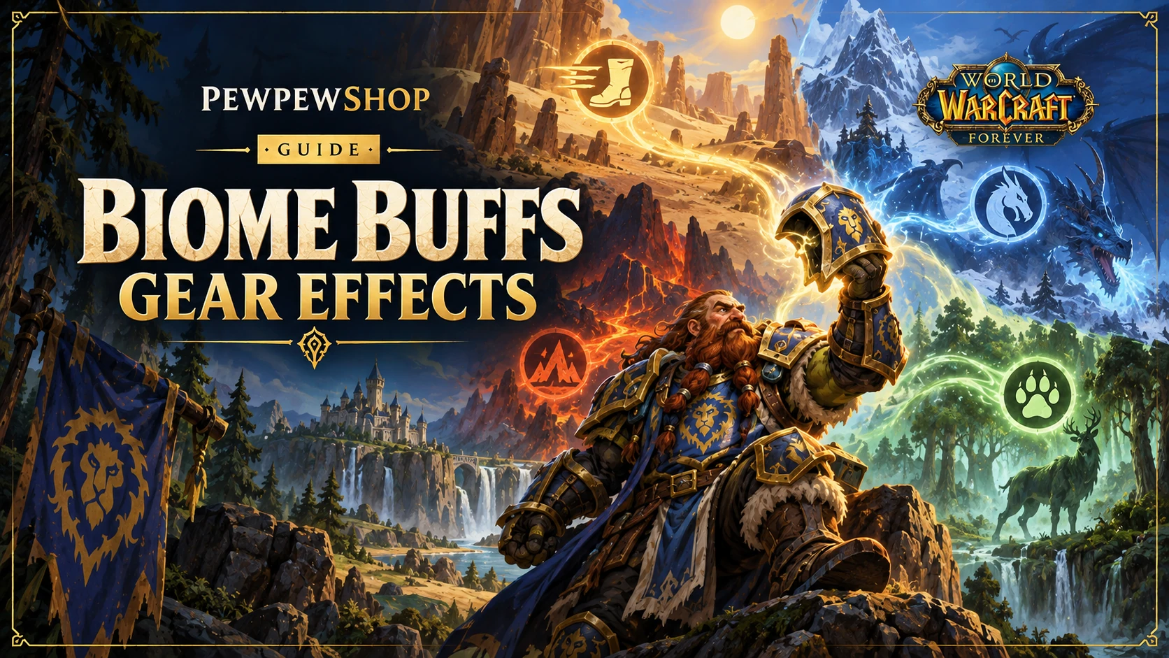 WoW: Forever Biome Buffs on Gear — How Environment Effects Work — PEWPEWSHOP boosting guide