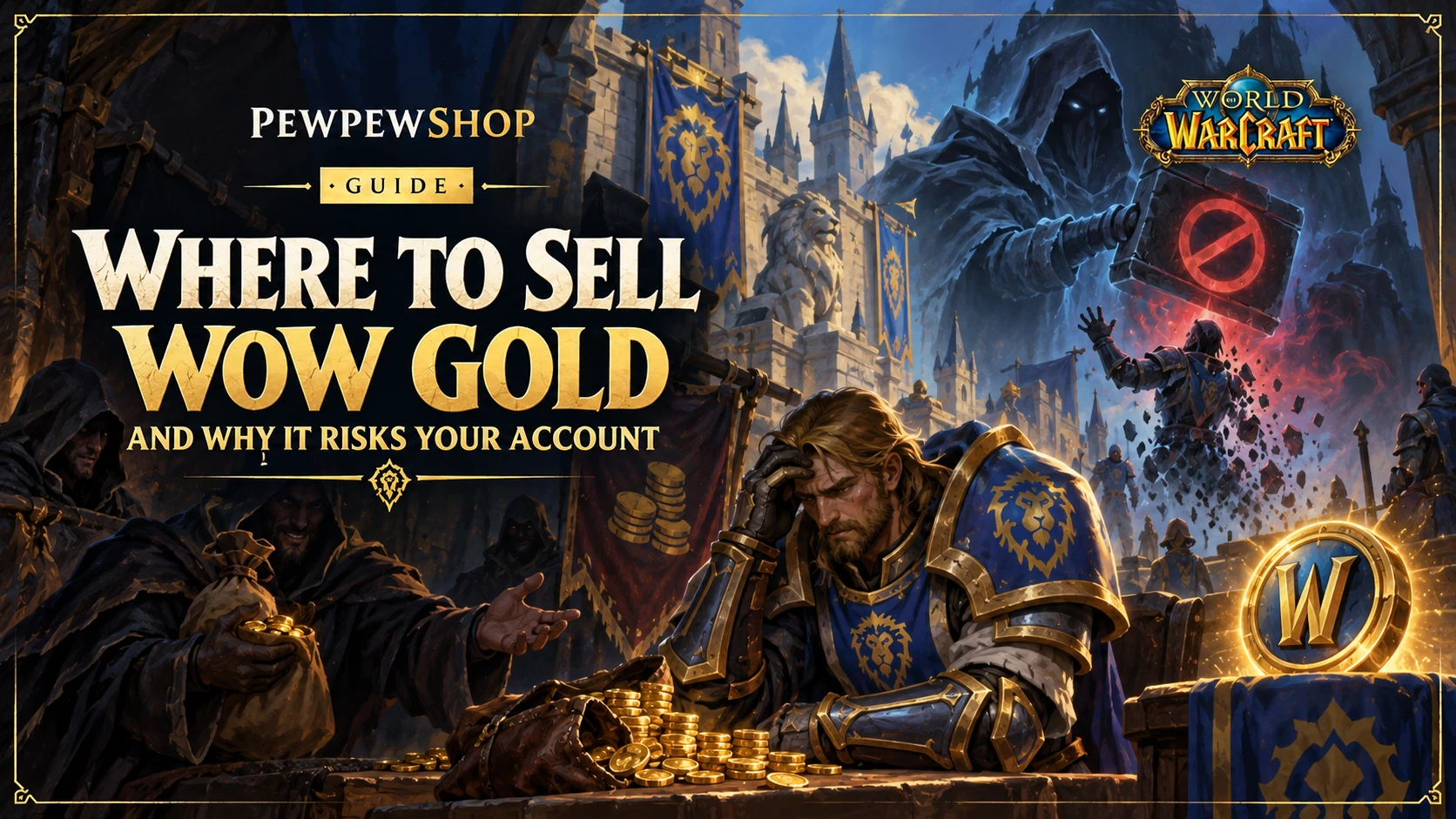 Where to Sell WoW Gold — And Why It Risks Your Account — PEWPEWSHOP boosting guide