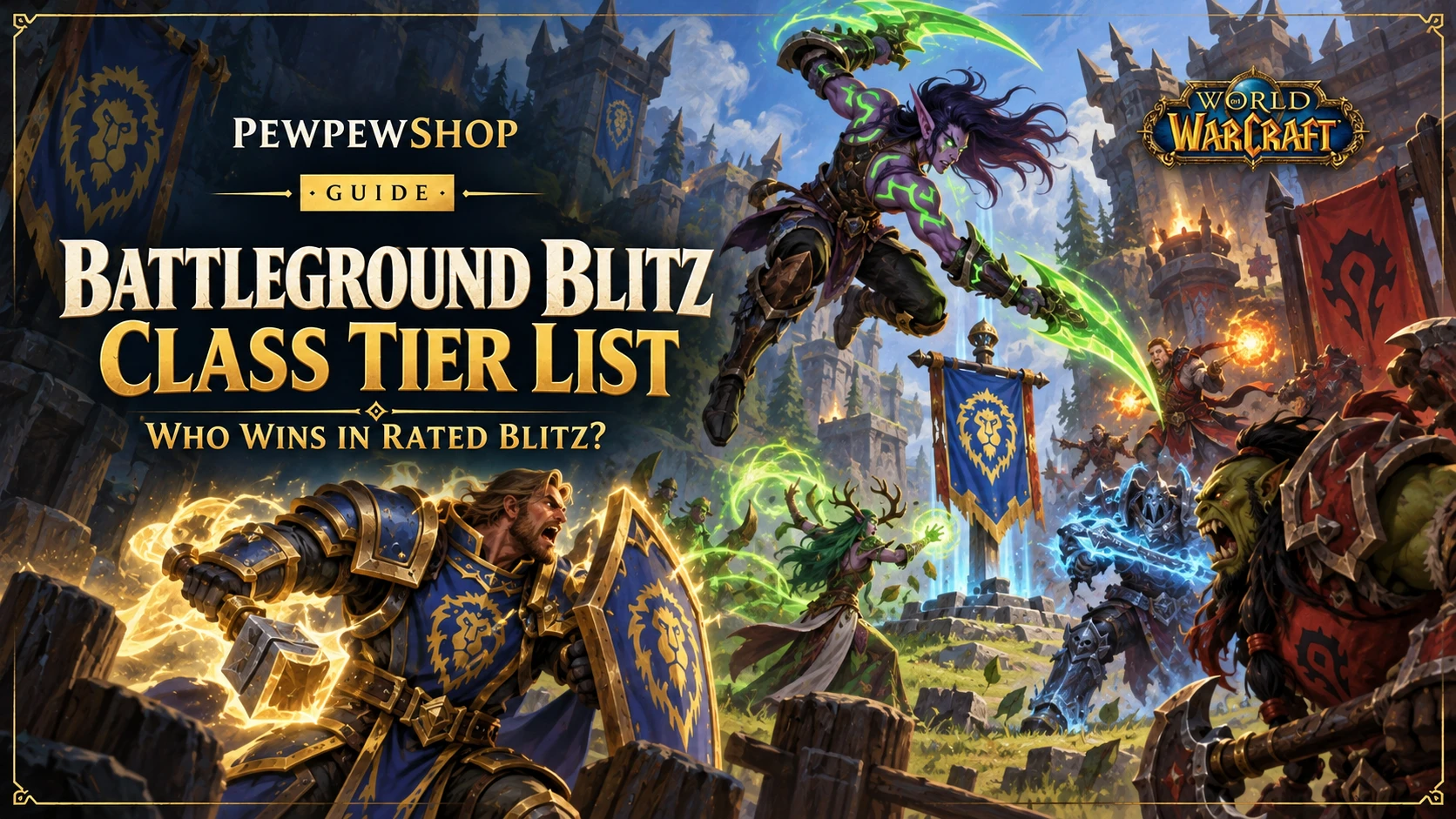 Battleground Blitz Class Tier List: Who Wins in Rated Blitz? — PEWPEWSHOP boosting guide