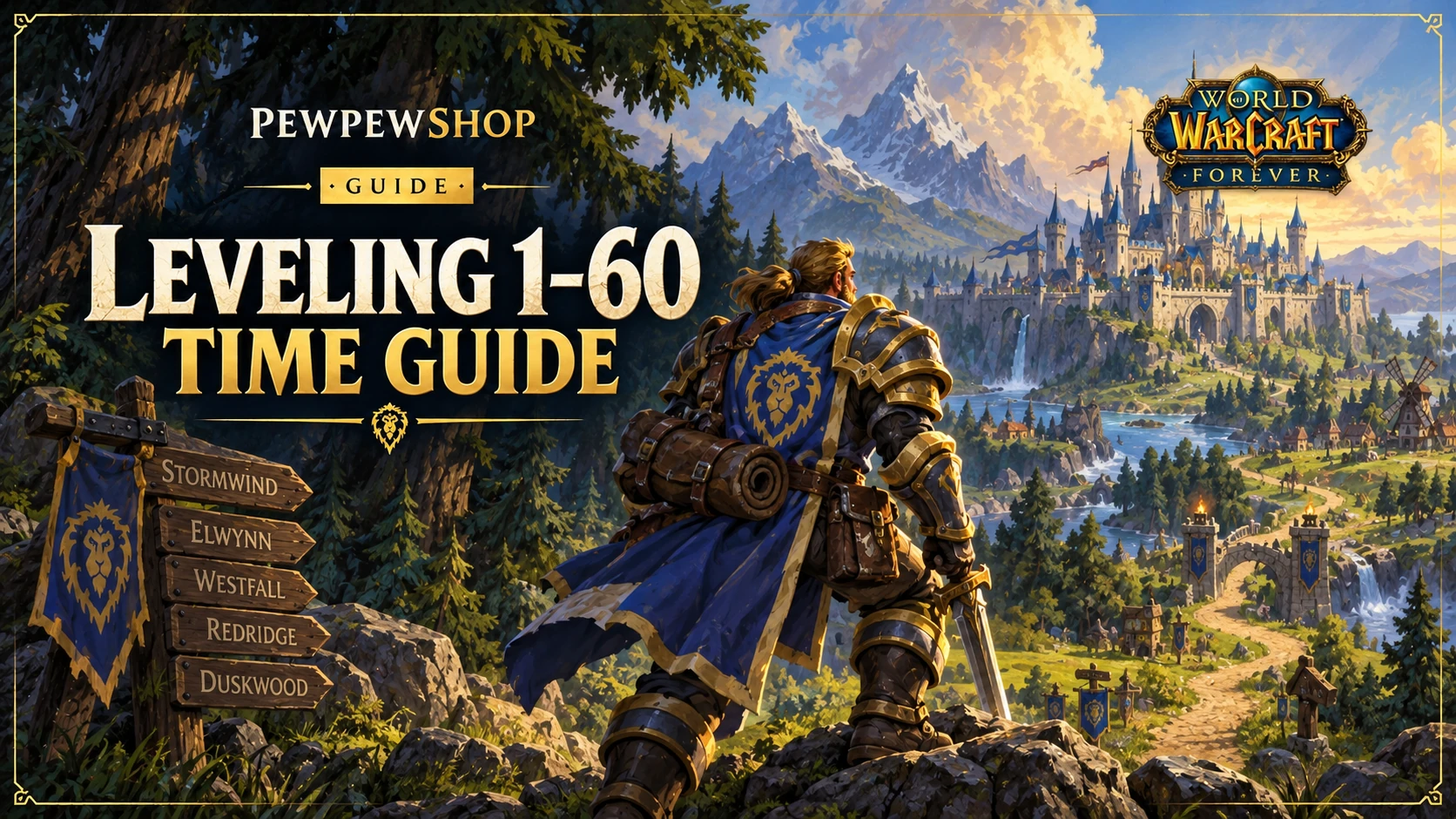 WoW: Forever Leveling Time — What 1–60 Really Takes — PEWPEWSHOP boosting guide