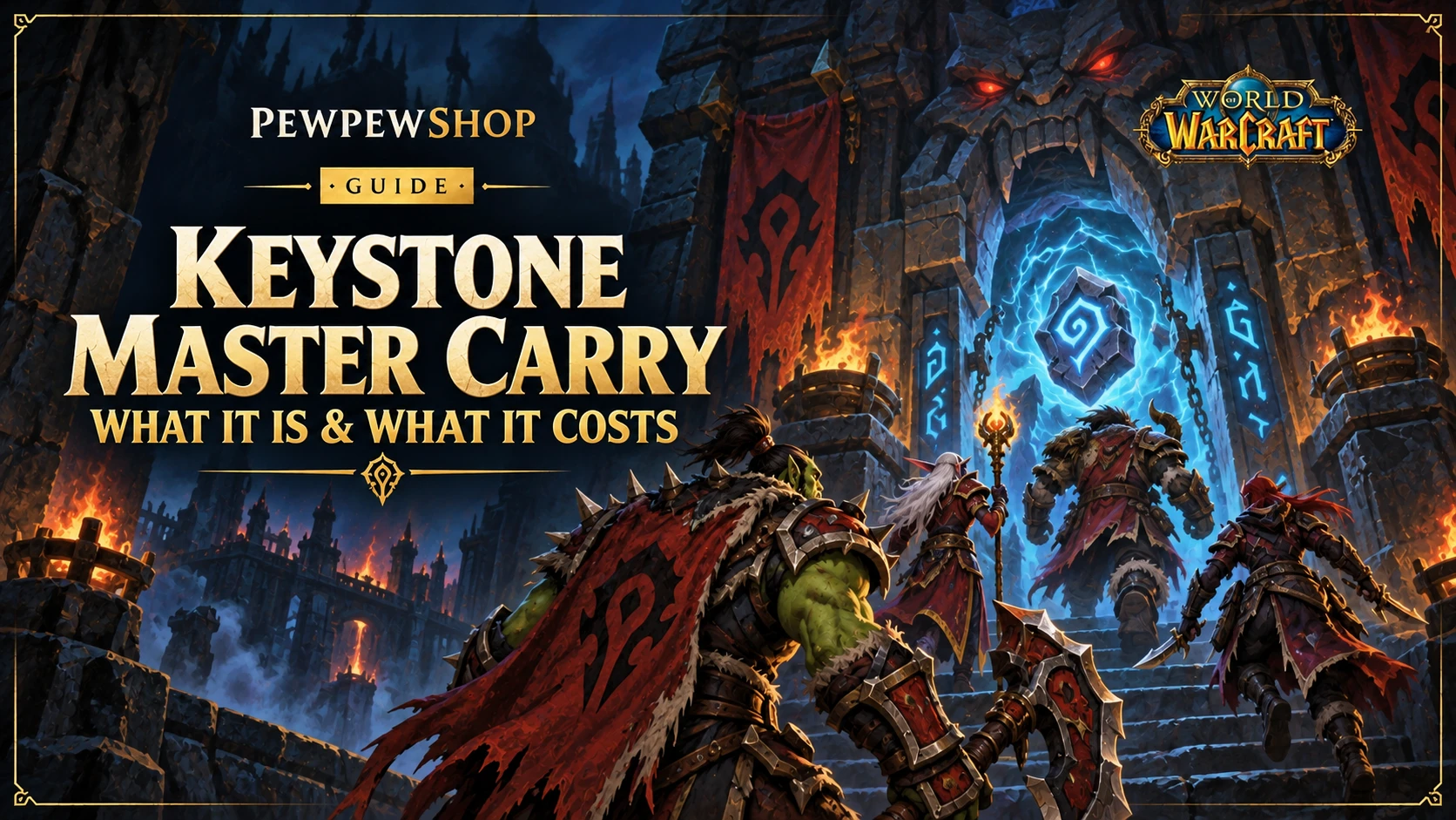 WoW Keystone Master Carry: What It Is & What It Costs — PEWPEWSHOP boosting guide
