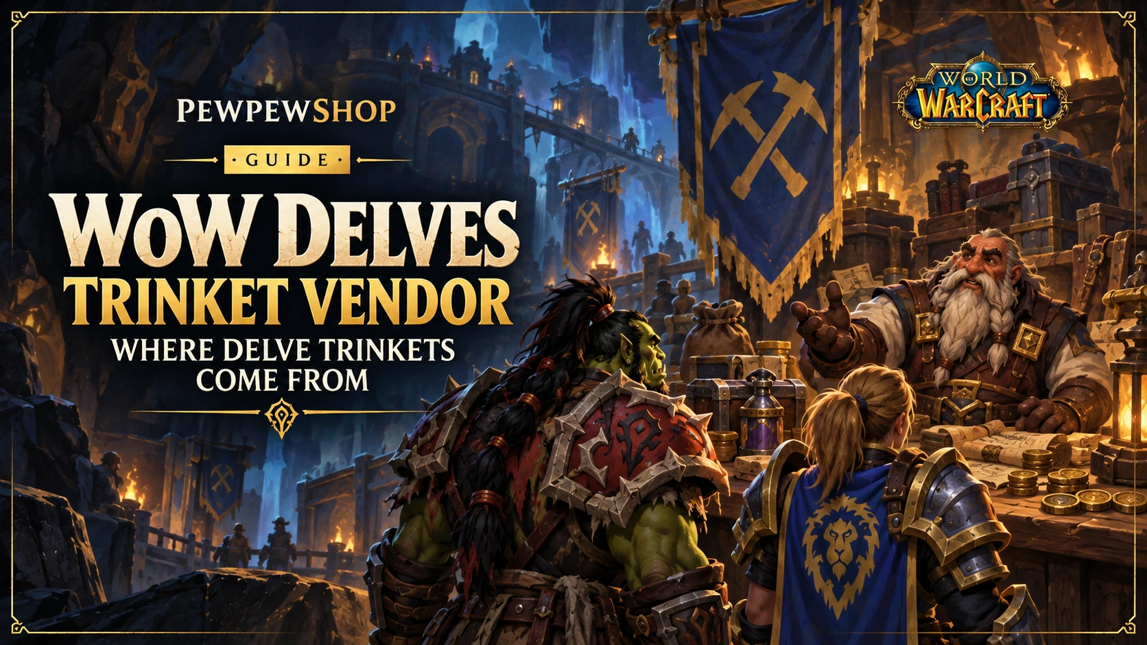 WoW Delves Trinket Vendor: Where Delve Trinkets Come From — PEWPEWSHOP boosting guide
